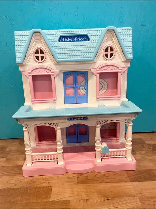 Fisher-Price Other - Fisher Price Loving Family Dream Doll Folding House #6364 Vintage 1993 90s